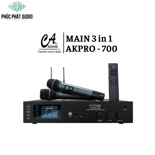 Main 3 in 1 CAsound  AKPRO - 700