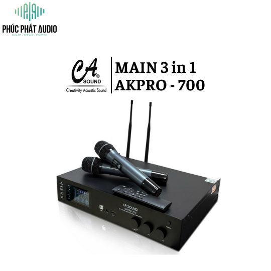 Main 3 in 1 CAsound  AKPRO - 700