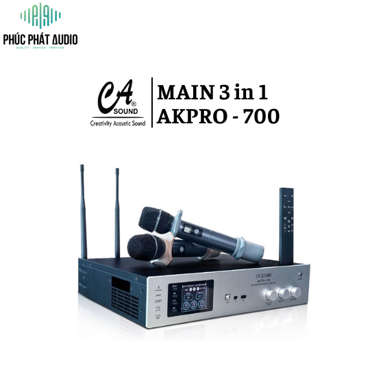 Main 3 in 1 CAsound  AKPRO - 700