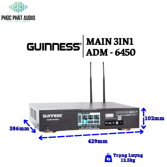 Main 3in1 GUINNESS  ADM - 6450 