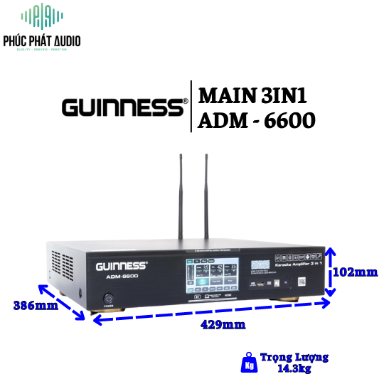 Main 3in1 GUINNESS  ADM - 6600 
