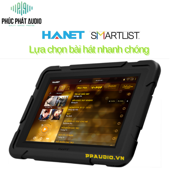 MÁY TÍNH BẢNG HANET SMARTLIST