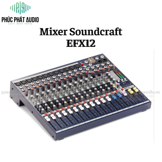 MIXER SOUNDCRAFT EFX12