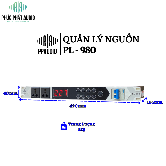 Quản Lý Nguồn PPAUDIO PL-980