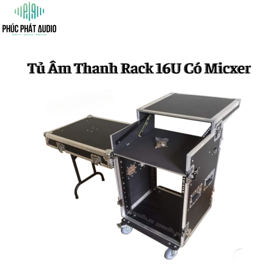 Tủ Rack 16U Có Mixer