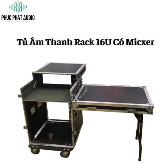 Tủ Rack 16U Có Mixer