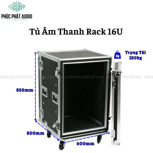 Tủ Âm Thanh Rack 16U